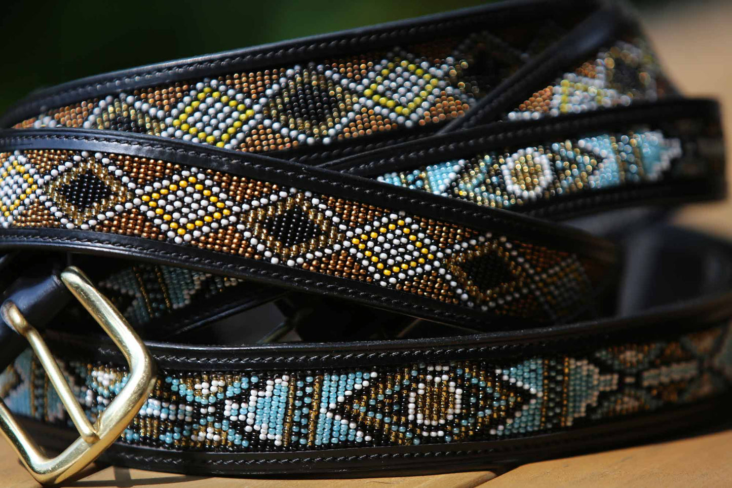 ZAZA classics riem (blauw)